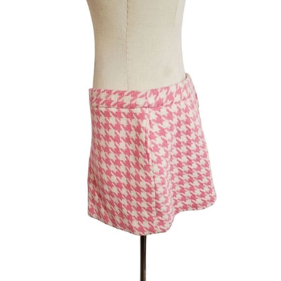 Paul & Joe Pink Houndstooth Mini Skirt - Picture 5 of 6